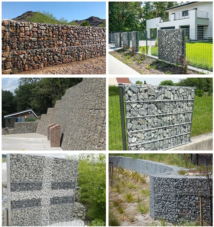 Fabrik Direktversorgung Gabion Drahtgitter Korb Stone Cage Halten Wand