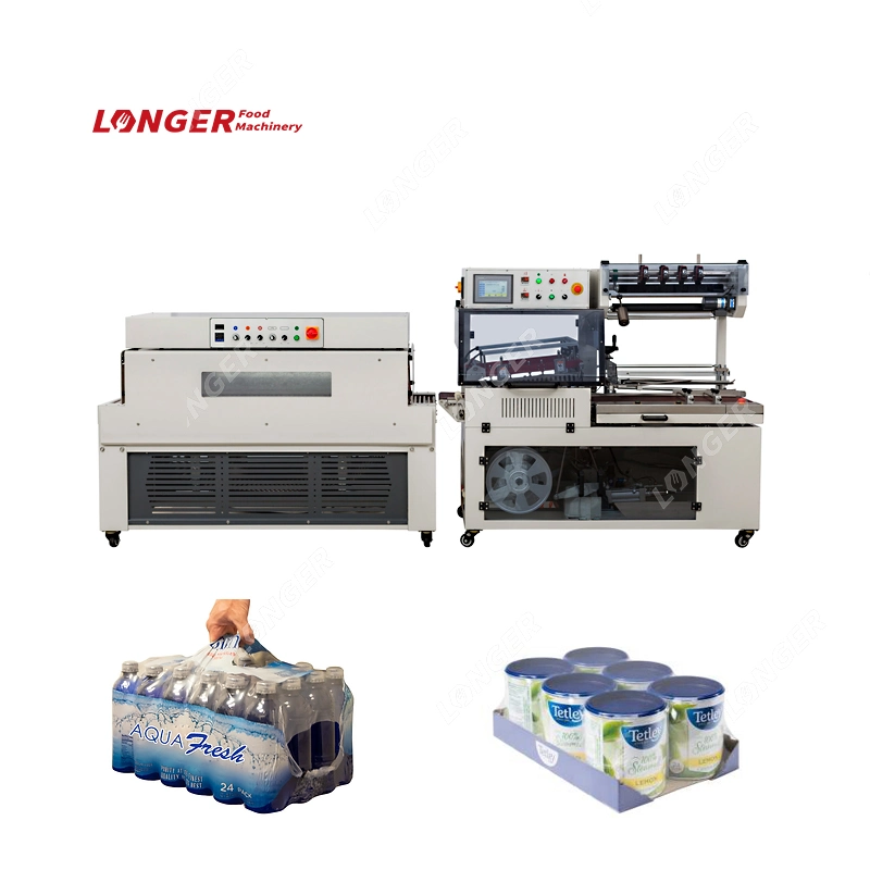 Longer Wrapping Small Water Bottle PE Film Heat Shrink Packaging Machine