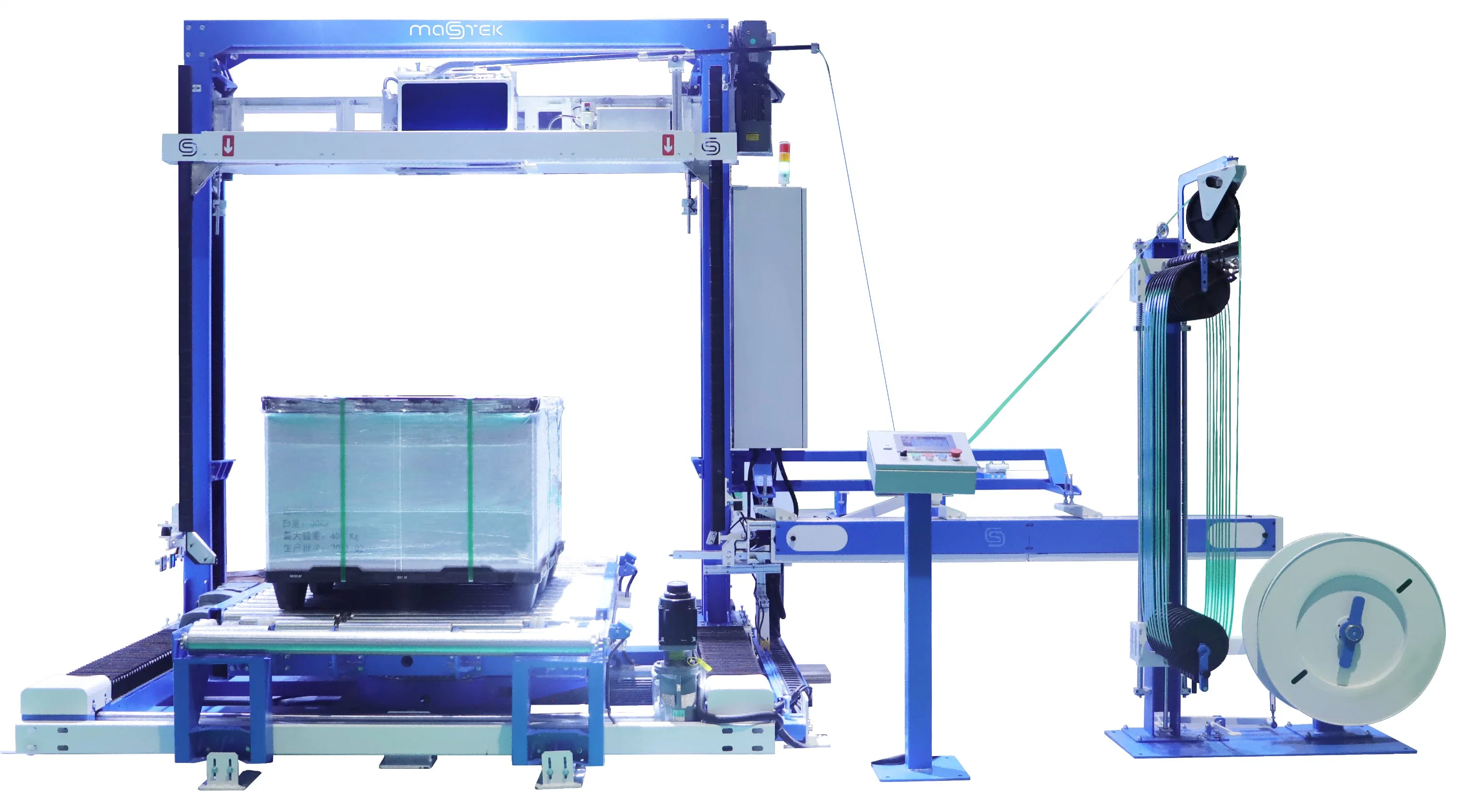 Automatic Best Pet PP Carton Strapping Packing Machine Pallet Strapping Machine