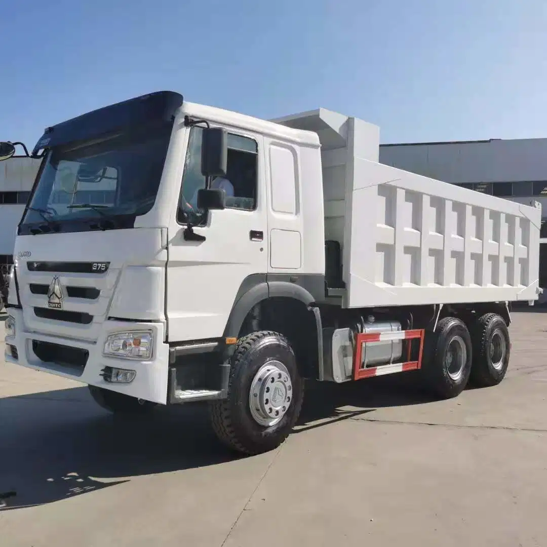 Camion benne d'occasion à 10 roues HOWO 375 6X4 de marque chinoise Sinotruk