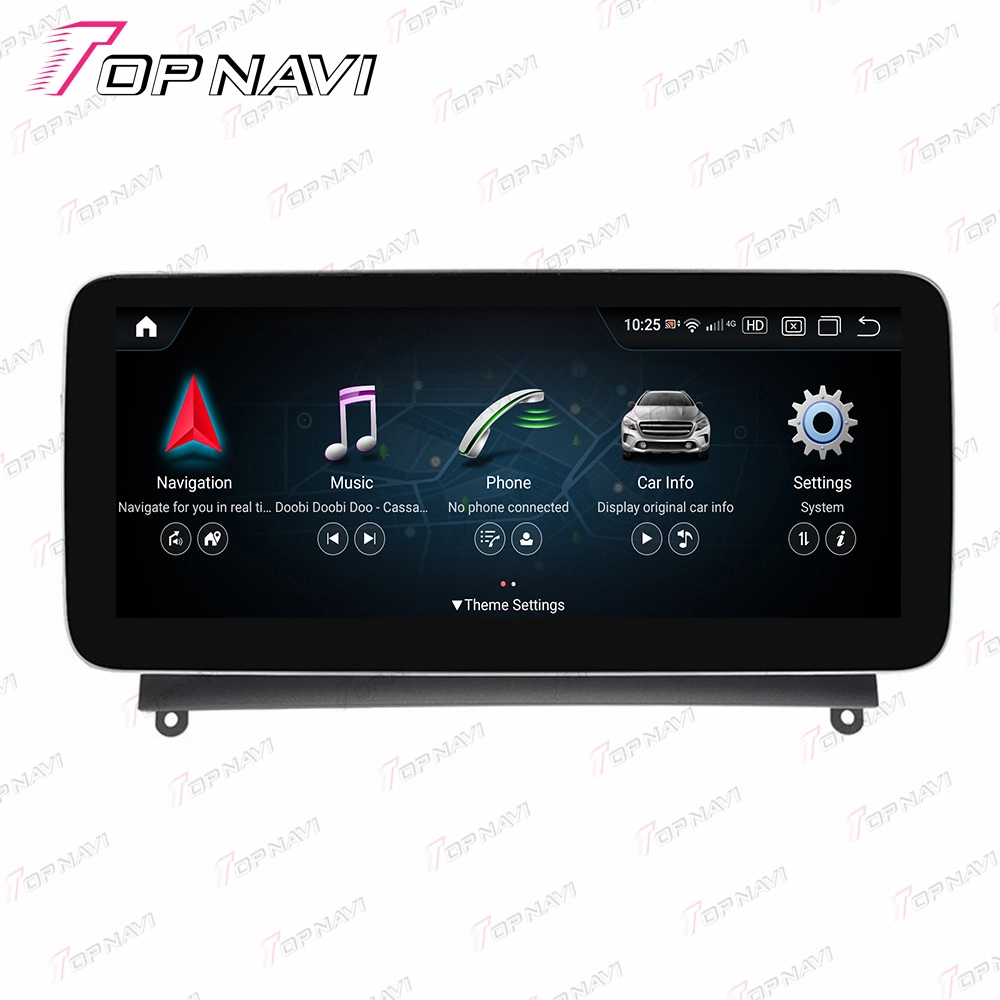 6+128g Android 11 10,25 Zoll Car Navigation Musik Multimedia-System Für Benz C-Klasse 2008 2009 2010 W204 Auto-Lautsprecher