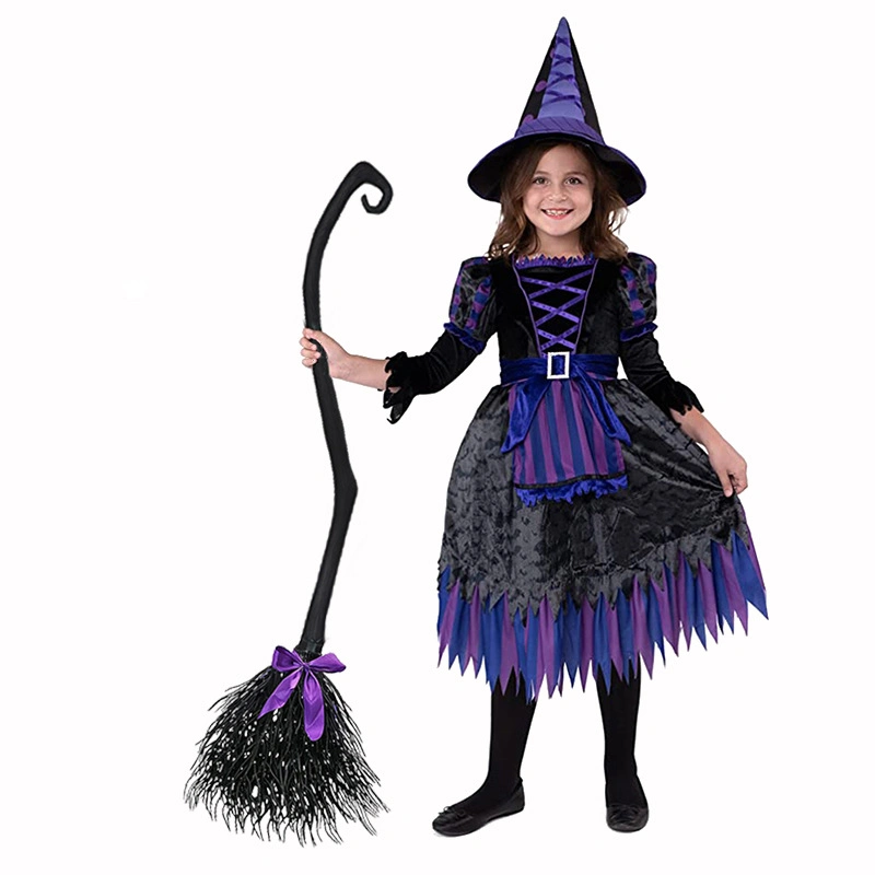 Witch Broom Decoration Cosplay Costumes Witch Magic Broom Item