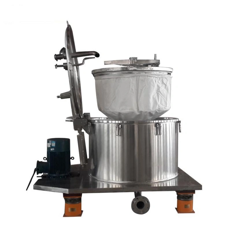 Pd Series Bag Lifting Discharge Flat Plate Filter Coconut Oil Centrifuge Machine