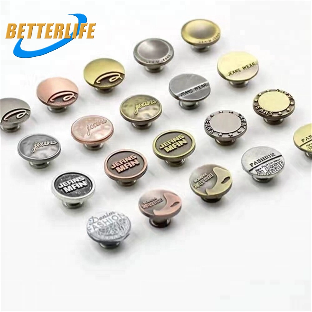 Wholesale/Supplier Price Aluminum Metal Wire Shank Blank Shells Fabric Covered Button Clothing Accessories for Furniture Sofa Upholstery