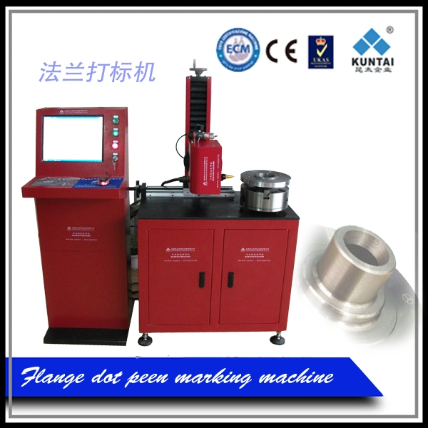 Pneumatic DOT Pin Marking Engraving Machine for Flanges