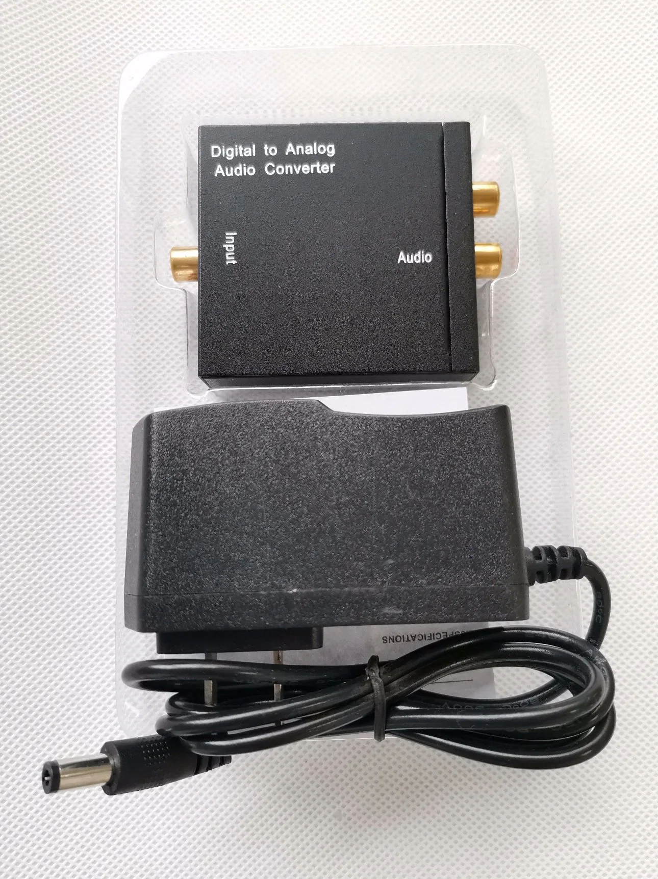 Numérique à Analogique Audio Converter pour TV Box Toslink avec Audio Coaxial