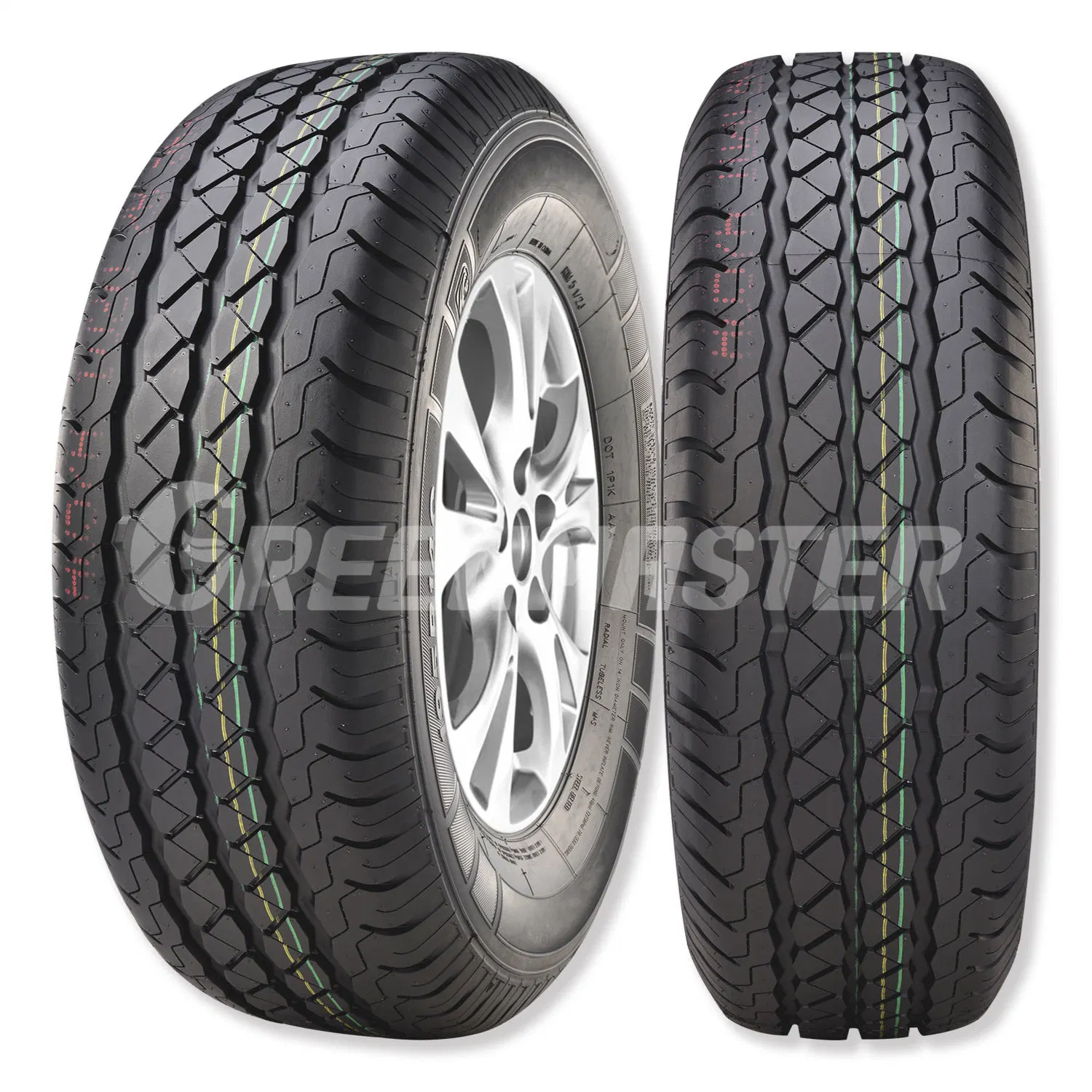 Passenger Car Radial Tire, LTR, Light Truck Tire, Van Tire (175/70R13, 185/60R14, 195/50R15, 195/65R15, 205/55R16, 205/40R17)