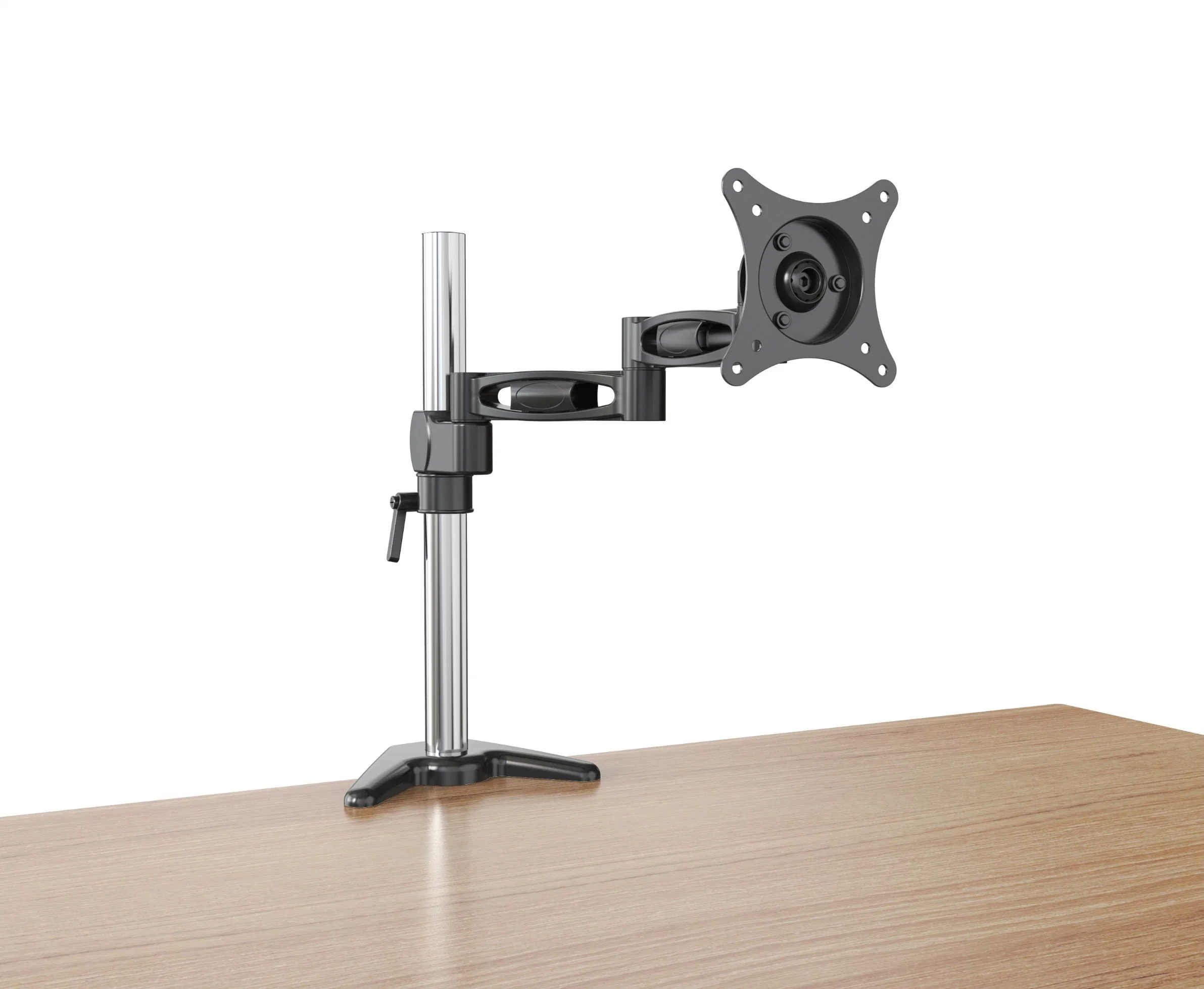 V-Mounts Single Monitor Height Adjustable Monitor Mount Arm for Desk Vm-D22