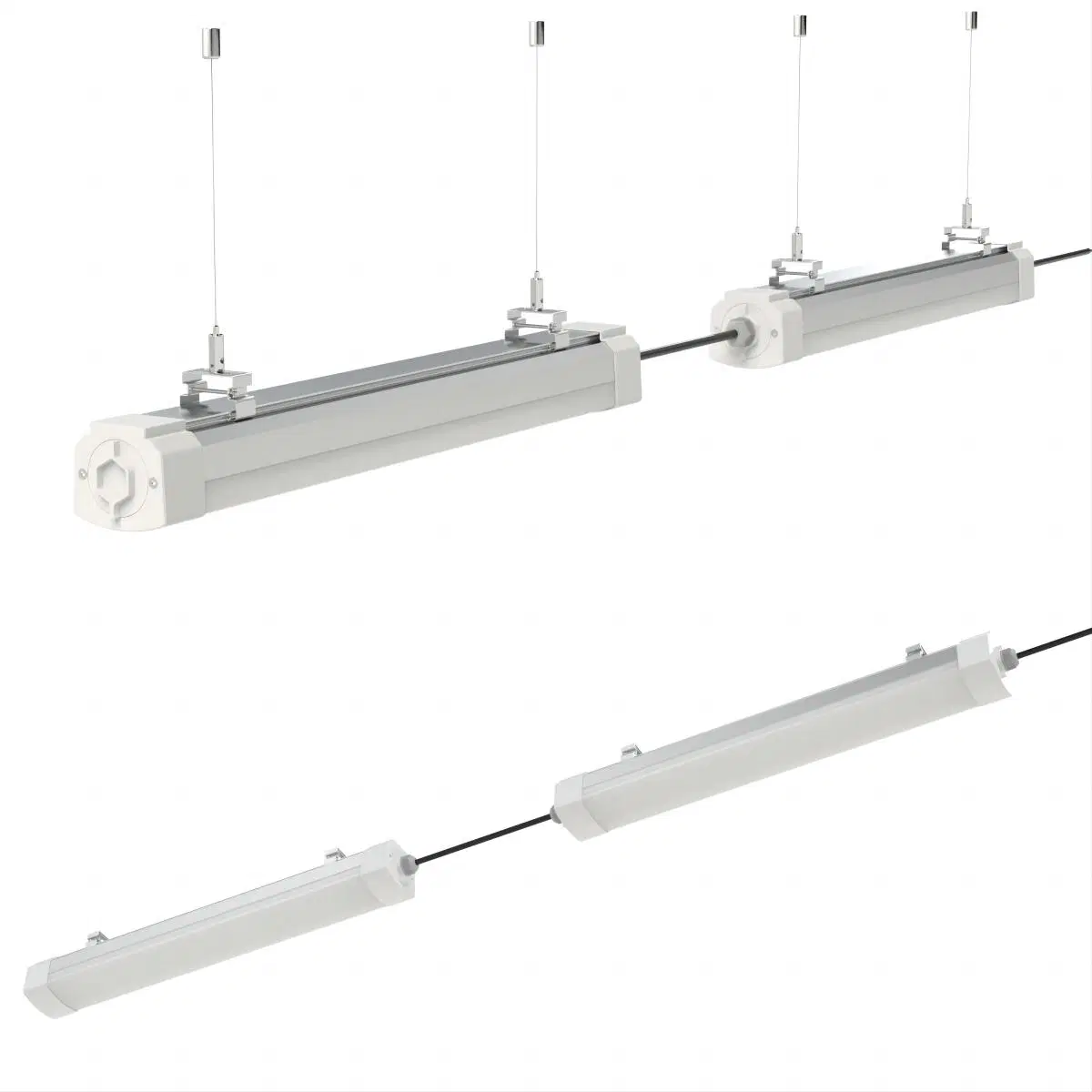 Luz LED triresistente DLC Premium Linkable DE 2 PÉS e 4 pés E 8 PÉS LED Linear Strip Fixtture