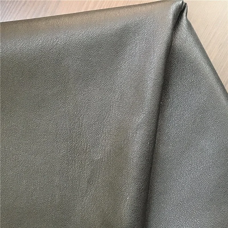 Multicolored Metallic Oil Artificial PU Leather for Clothing