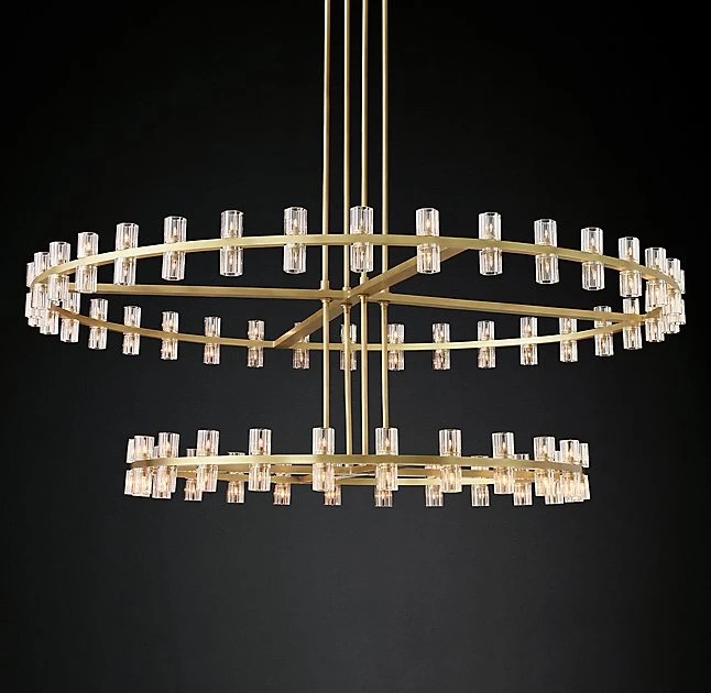 American Lampara Colgante Crystal LED Light Pendant Lamp Modern Chandelier