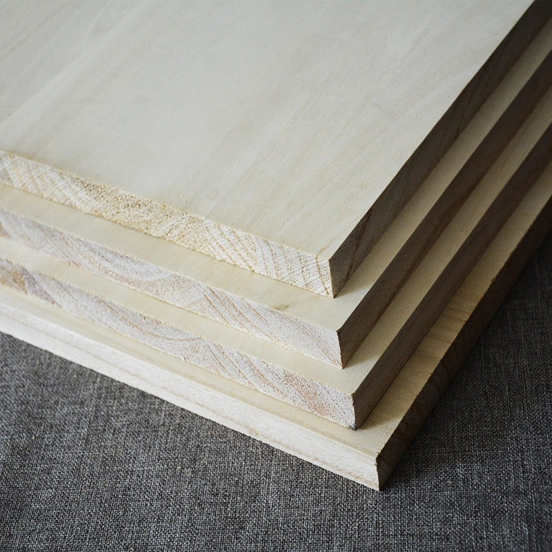 Customized Paulownia Wood Decorative Material and Solid Wood Board