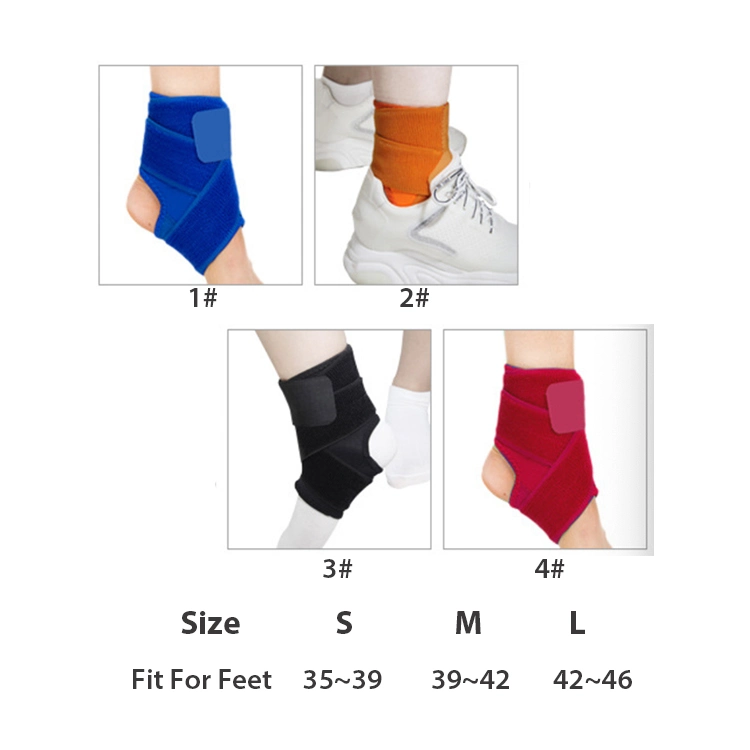 Unisex Ankle Brace Stabilizer, Foot Sleeve Ankle Support Adjustable Compression Sports Wraps Guard for Outdoor Sports, Home Gym Fitness, Sprained Rehab Exercise