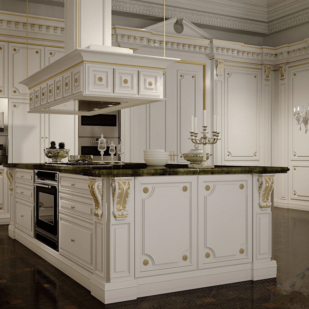 Design moderno mobiliário de cozinha estilo economizador de espaço Cozinha