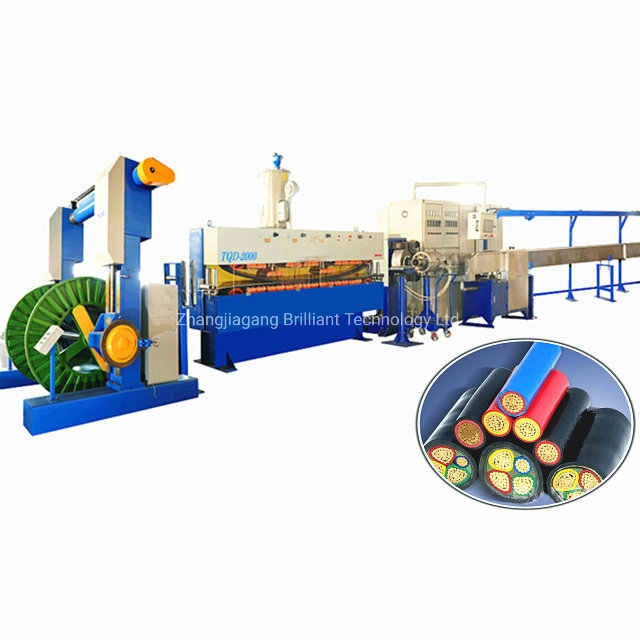 Low Voltage Power Cable Production Line Wire and Cable Extrusion Machinery