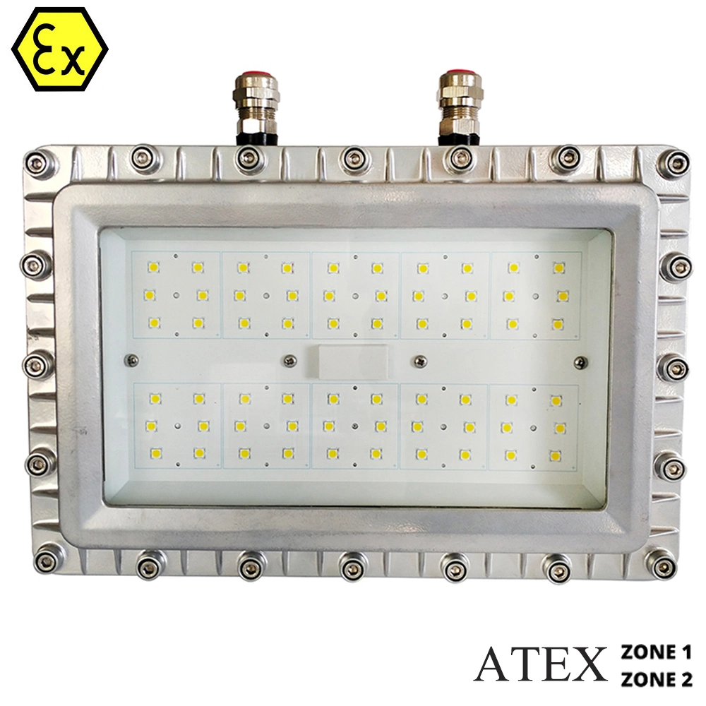 IP67 IP66 Lumière industrielle étanche à l'explosion LED Highbay pour les zones explosives 1 d'huile et de gaz avec certificat Atex