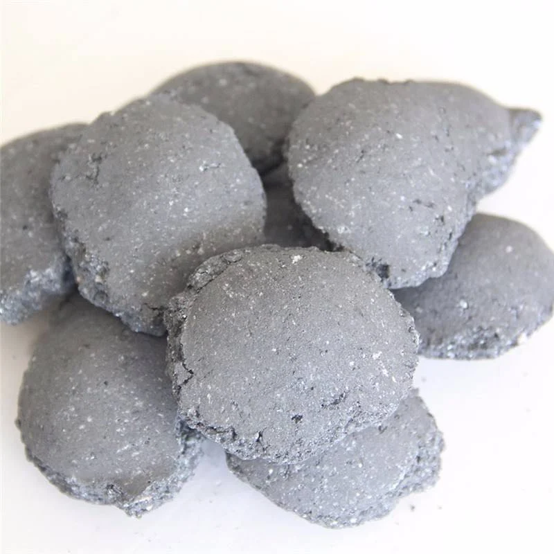 Factory Steelmaking Silicon Alloy 60 Silicon Briquette Use