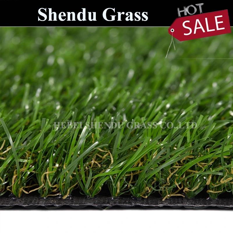 20mm Plastic Fake Synthetic Artificial Grass Lawn with Double Backing for Landscape/Garden Decoration