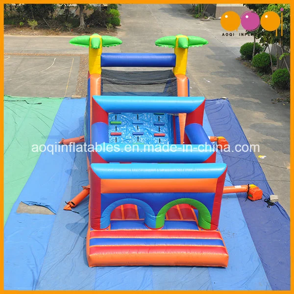 Popular Blue Jungle Obstacle Outdoor Crazy Inflatable (AQ1412-1)