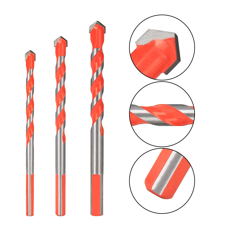 Triângulo multifuncional para broca de cerâmica, de betão, parede de madeira de metal do Cortador de Furação Broca de vidro