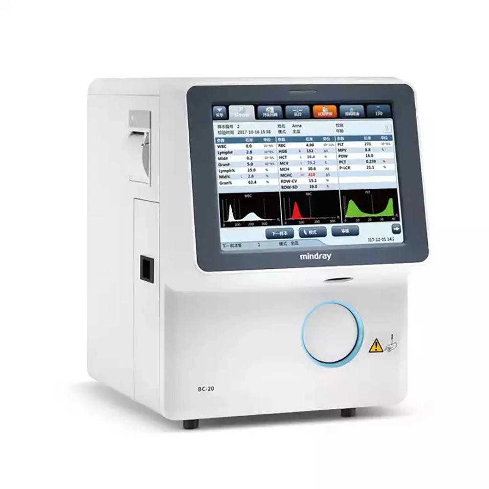 ICEN 3-dif equipamento de análise de sangue Mindray Analisador de Hematologia Bc-20 instrumentos analíticos para o Hospital Clínico