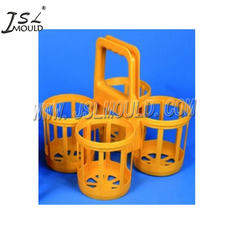 Injection Plastic Foldable Drink Bottle Carrier Mould