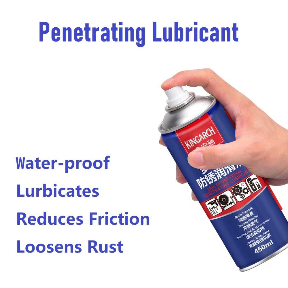 Kingarch 450ml Highly Effective Penetrating Lubricant Aerosol Spray for Car Care Product