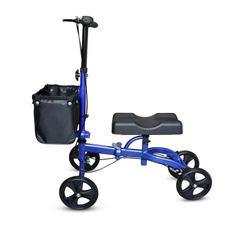 Walker Shopping Cart with Shopping Bag Folding Bicycle Scooter Pull Goods Trolley Truck