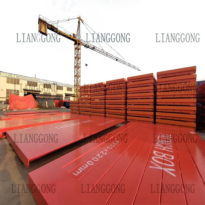 Lianggong Manufacture Steel Formwork Trench Box/Shoring/Sheet Steel/State-of-The-Art Trench Shoring Systems for All Excavation Projects