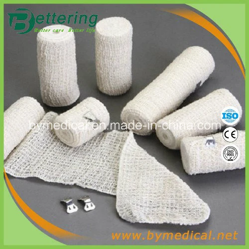 Natural Colour Cotton Spandex Medical Elastic Crepe Bandages