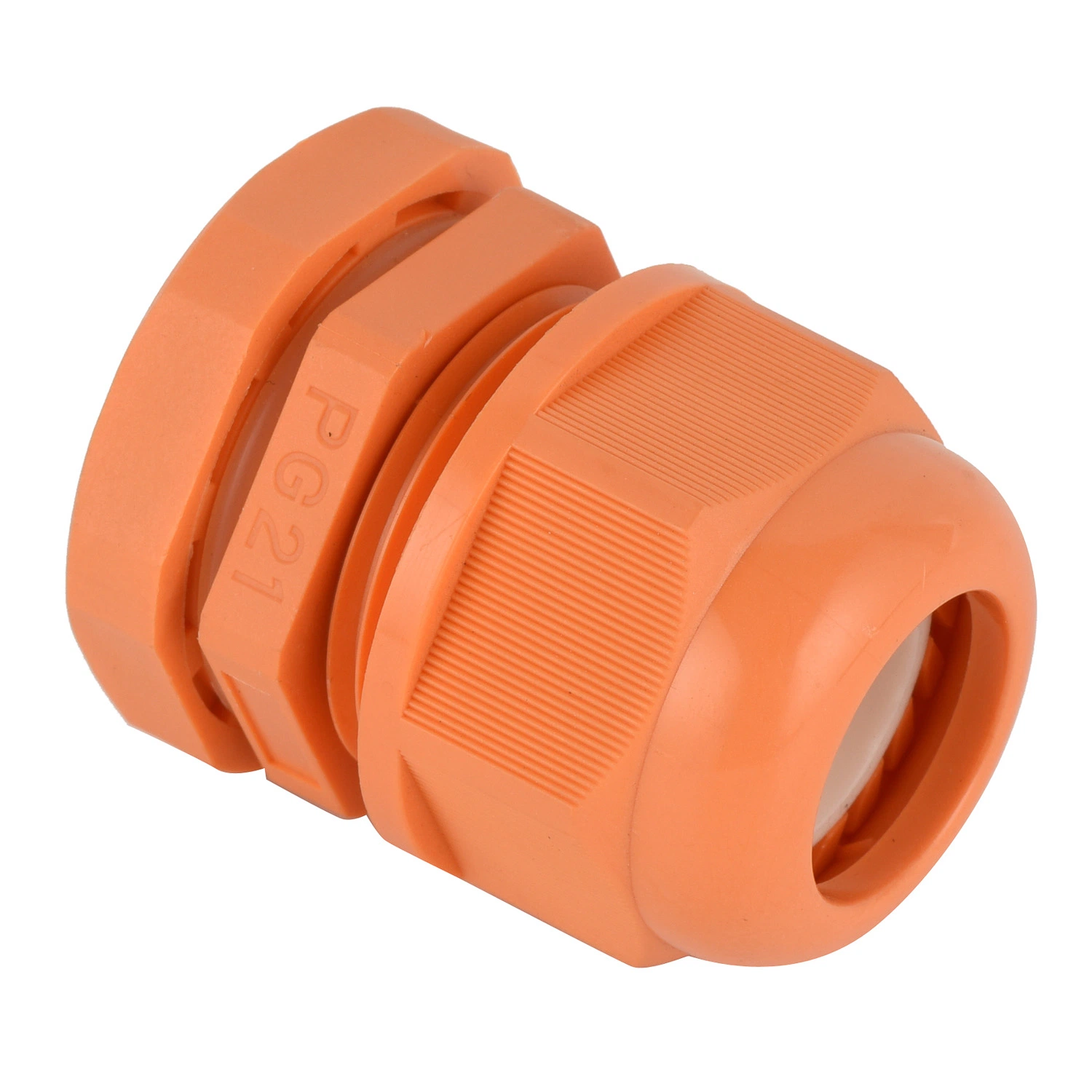 IP68 Metric Nylon Cable Gland M25*1.5 Type B Orange Color