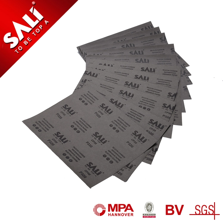 Customized Size Wet and Dry Polishing Silicon Carbide Latex Paper