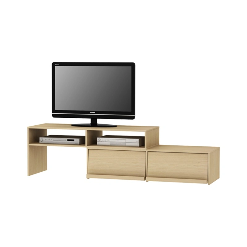 One More Cabinet Wooden TV Stand Living Furniture