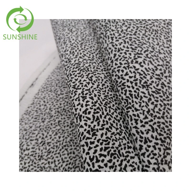 Non-Slip Anti-Skid Stitch Bonded Nonwoven Fabric Polyester RPET Fabric for Mattress Sofa Home Textiles and Interlining