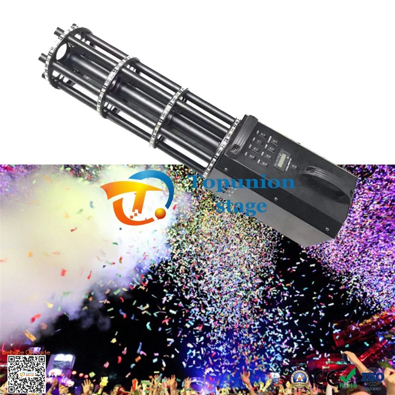 Wholesale/Supplier Stage Performance LED Gift Gun Wedding Atmosphere Spray Paper Machine