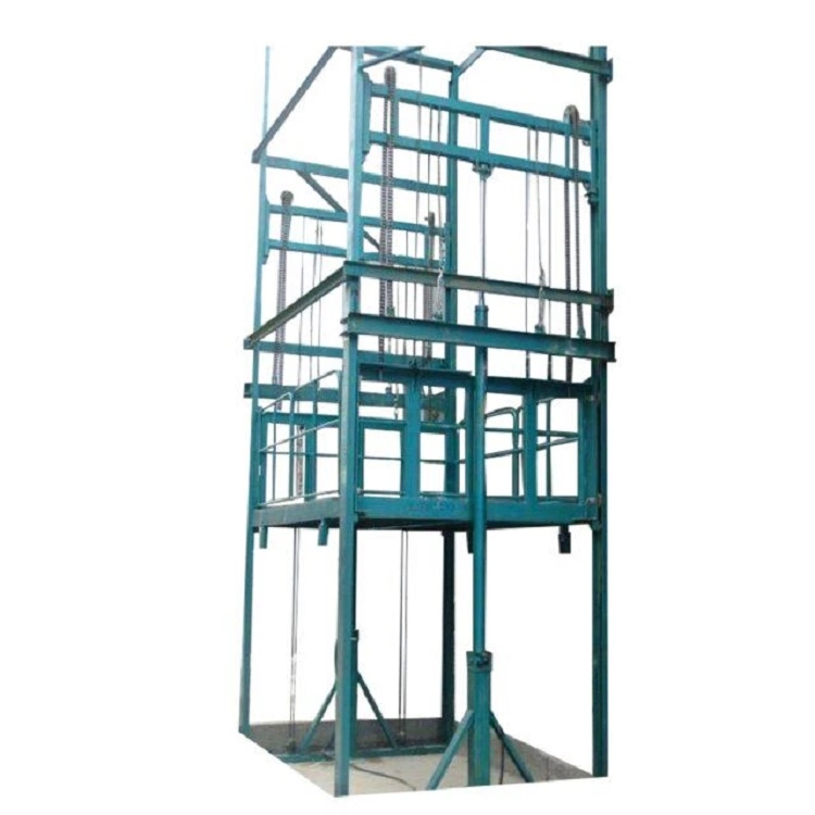 Wall Mounted Goods Lift Guide Rail Electric Hydraulic Freight Lift Cargo Lift Platform Price