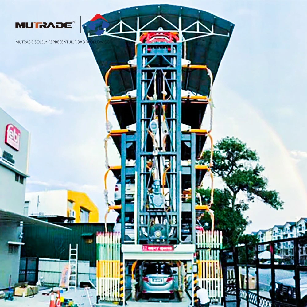 Jiuroad 8 SUV Smart Car Carousel Parking System Galvanized High Level Car Parking Tower