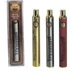 E Cigarette Brass Knuckles Battery 900mAh Gold Wood Slivery Preheating Batteries Adjustable Voltage Vape Pen Bk 510 Thread Cartridge