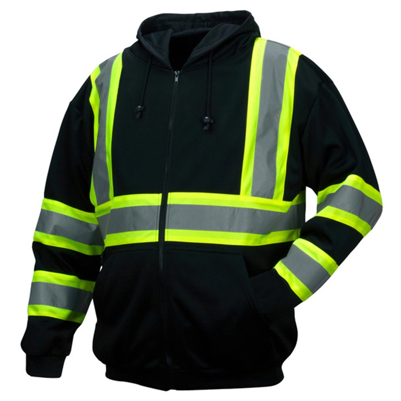 Tough Duck Class 1 X-Back Enhanced Visibility Black Pullover