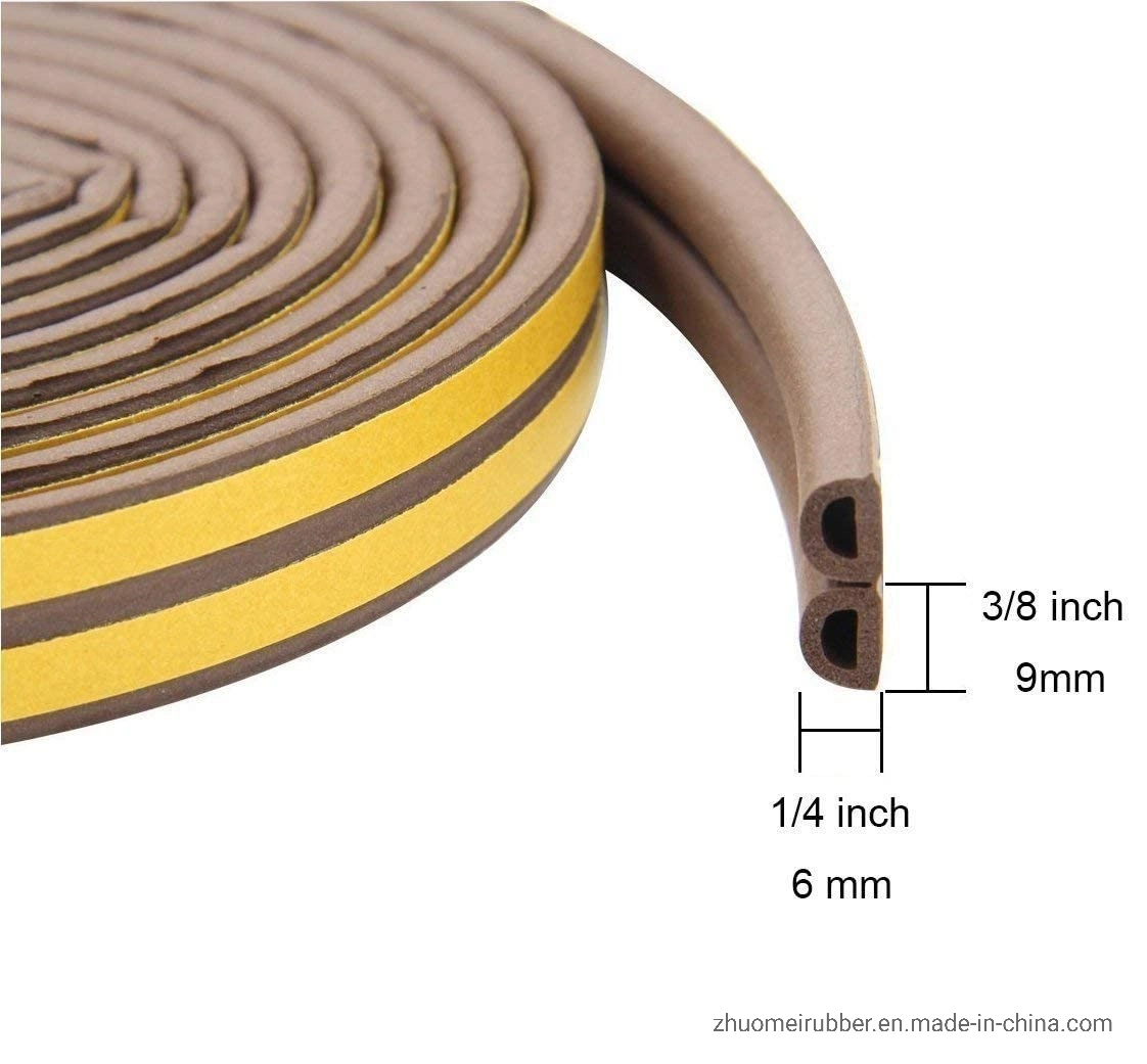 EPDM Tape Adhesive Rubber Soundproofing Weatherstrip