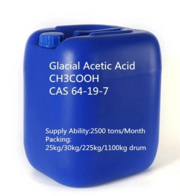 Spot Sales acide acétique glacial/Gaa cas 64-19-7 acide acétique Agriculture Produit chimique de qualité