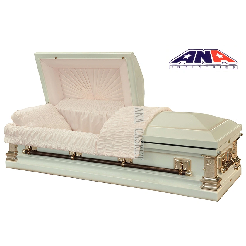 Ana Most Popular 18ga Steel Funeral Metal Casket