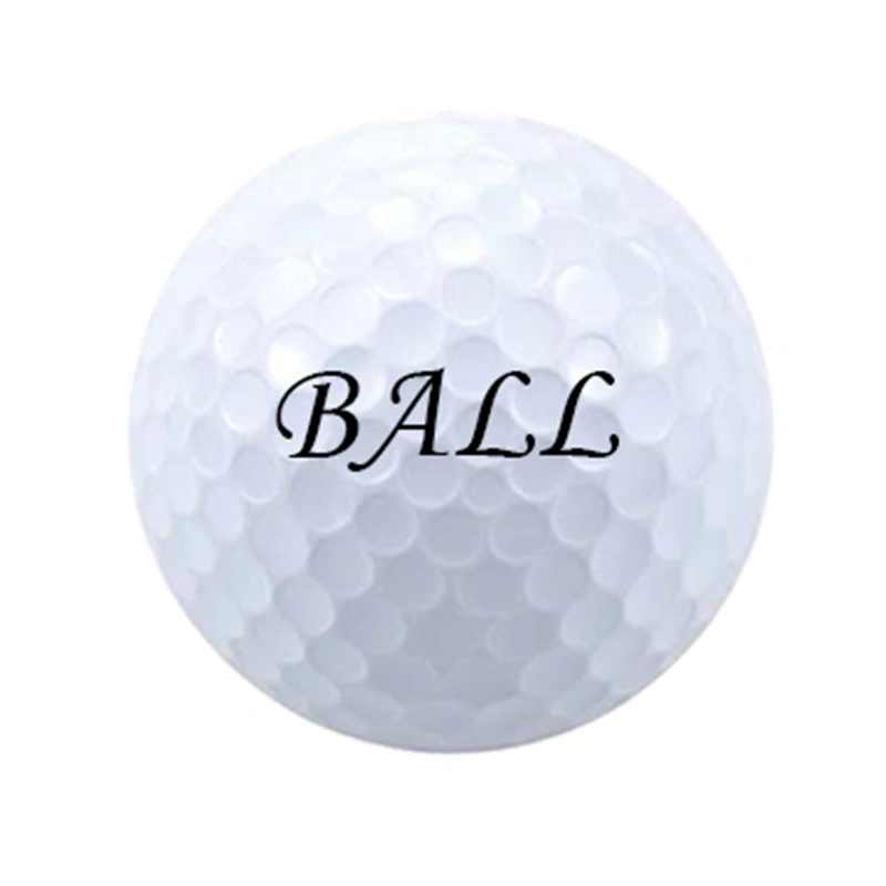 Nuevo Torneo de Golf de la luz de la bola de uretano de 2 capas Golfballs colorido diseño de logotipo