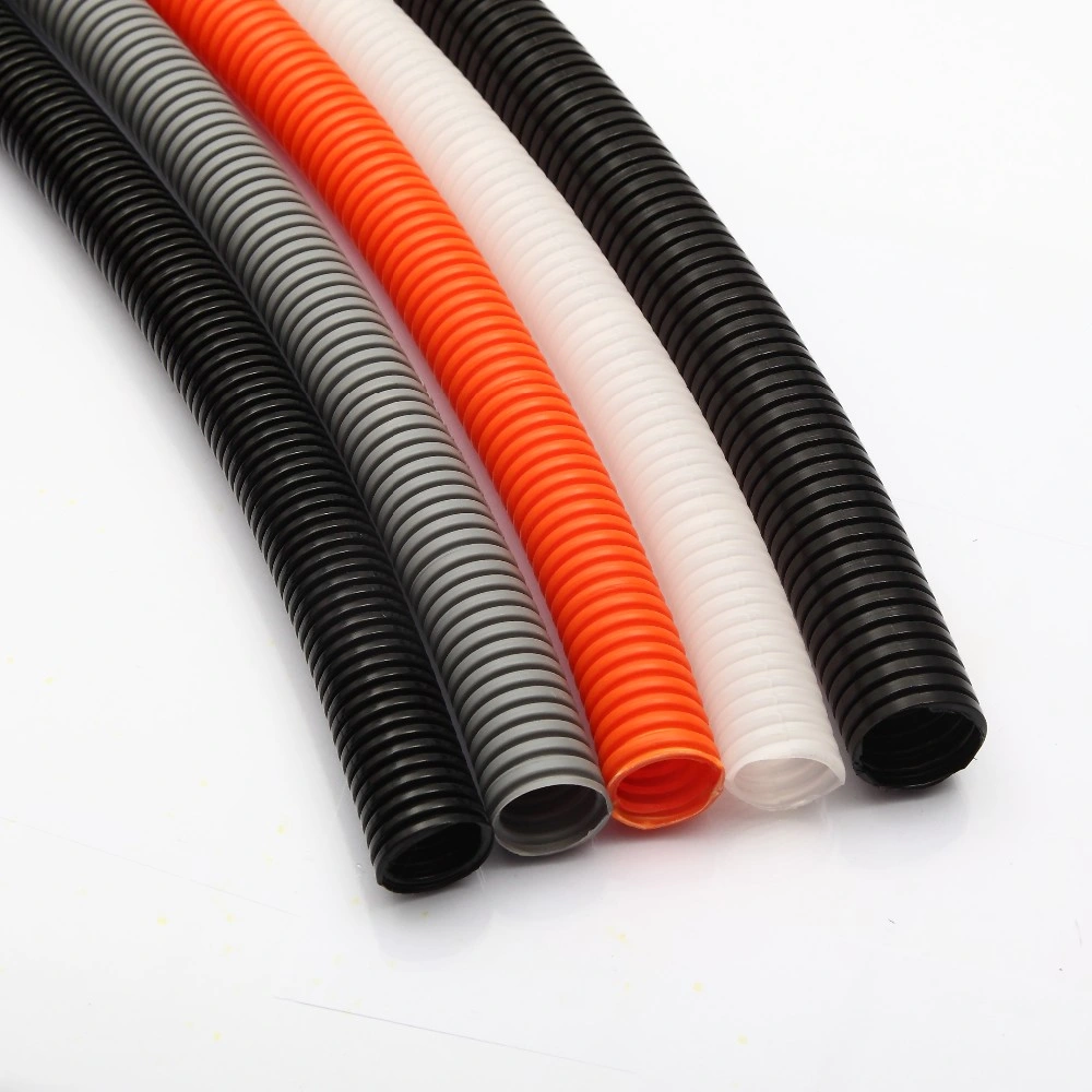 Jubo Flexible Corrugated Cable Conduits Pipe Nylon 66 Plastic Pipe