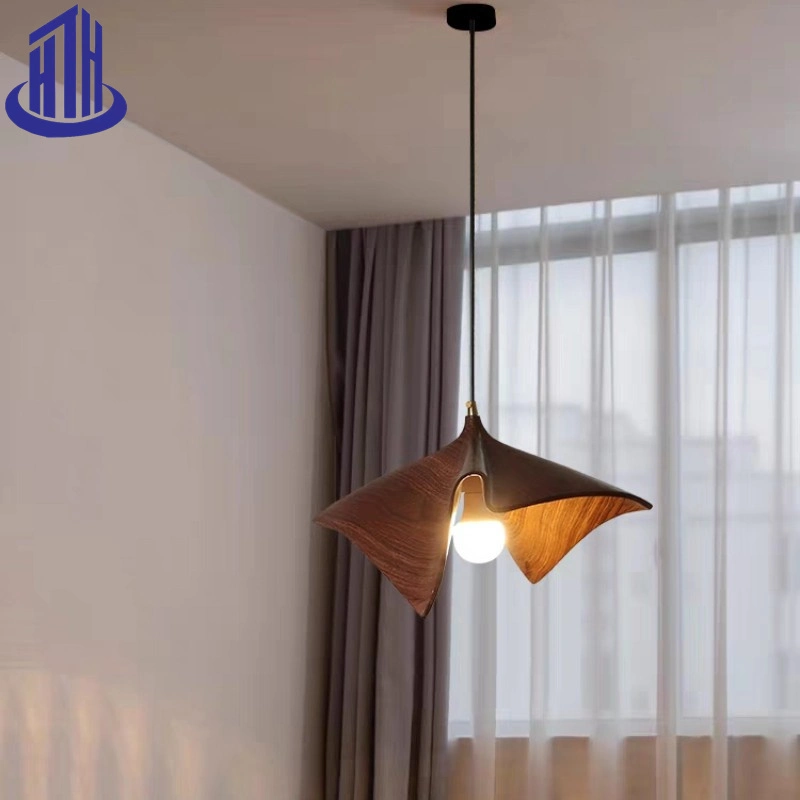 Japonés minimalista Retro Familia Hierro Arte resina colgante Chandelier (335)