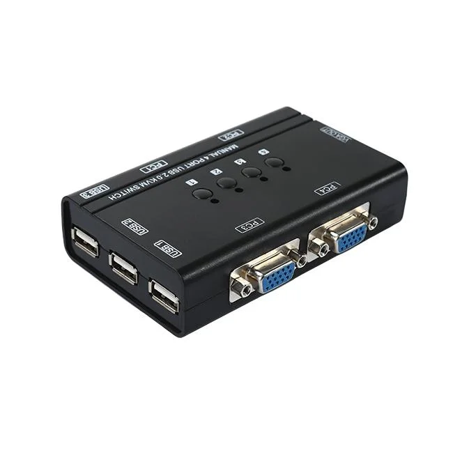 4 Ports USB 2.0 VGA Kvm Switch