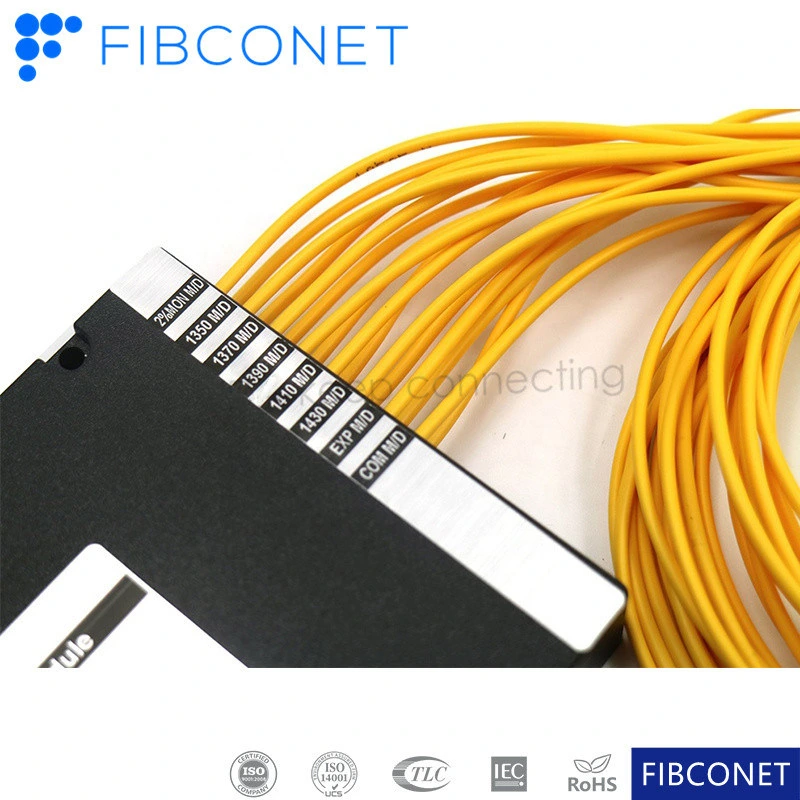 Wdm FTTH Fiber Multiplexer Network Device CWDM ABS Box Mux Demux Wdm Fiber Optical Converter