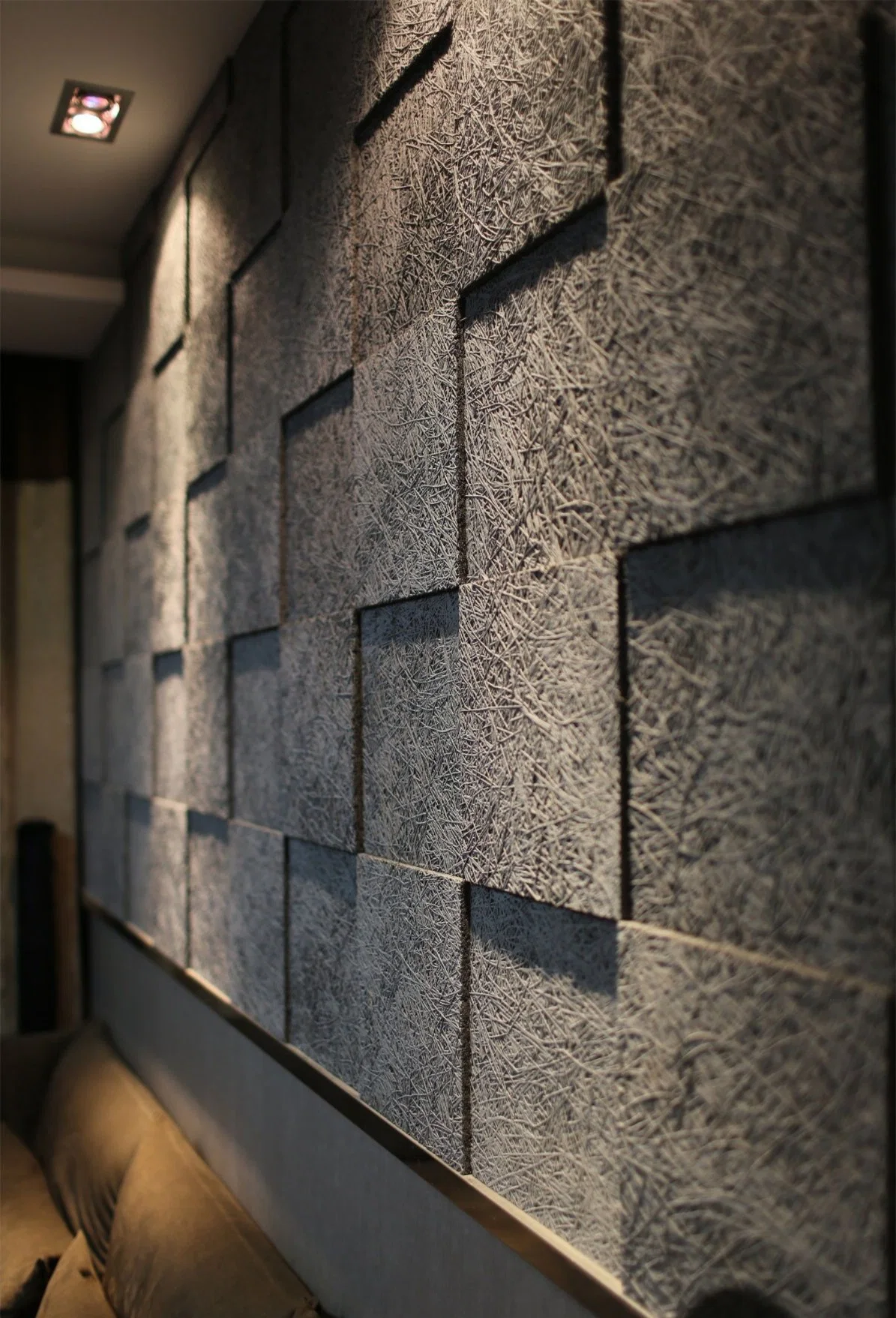 AG. Acoustic Decorative Board Shaped Wood Wool Wall Panels Acoustic Material