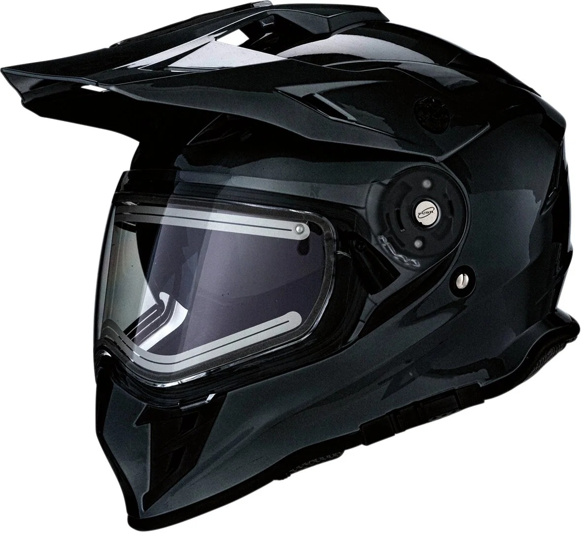 Casque intégral pour moto et motoneige homologué ECE DOT avec visière électrique anti-buée pour motocross et quad.