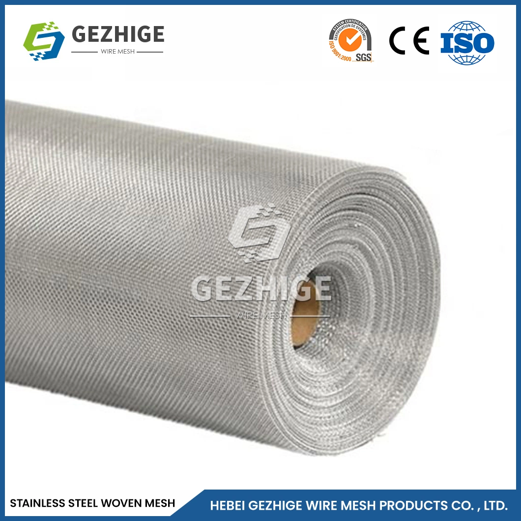 Gezhige 14 Gauge Wire Fence Suppliers China Stainless Steel Printing Screen Wire Mesh 0.5m Wire Mesh Width 120X120 Stainless Steel Wire Mesh